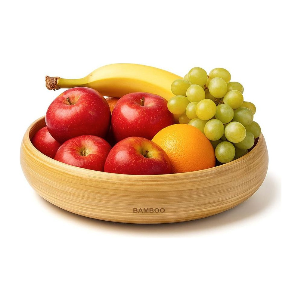 Spun Bamboo Fruit Bowl