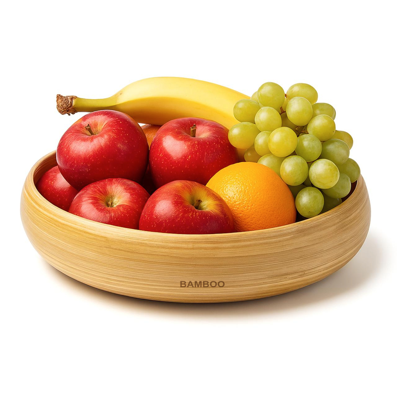 Spun Bamboo Fruit Bowl