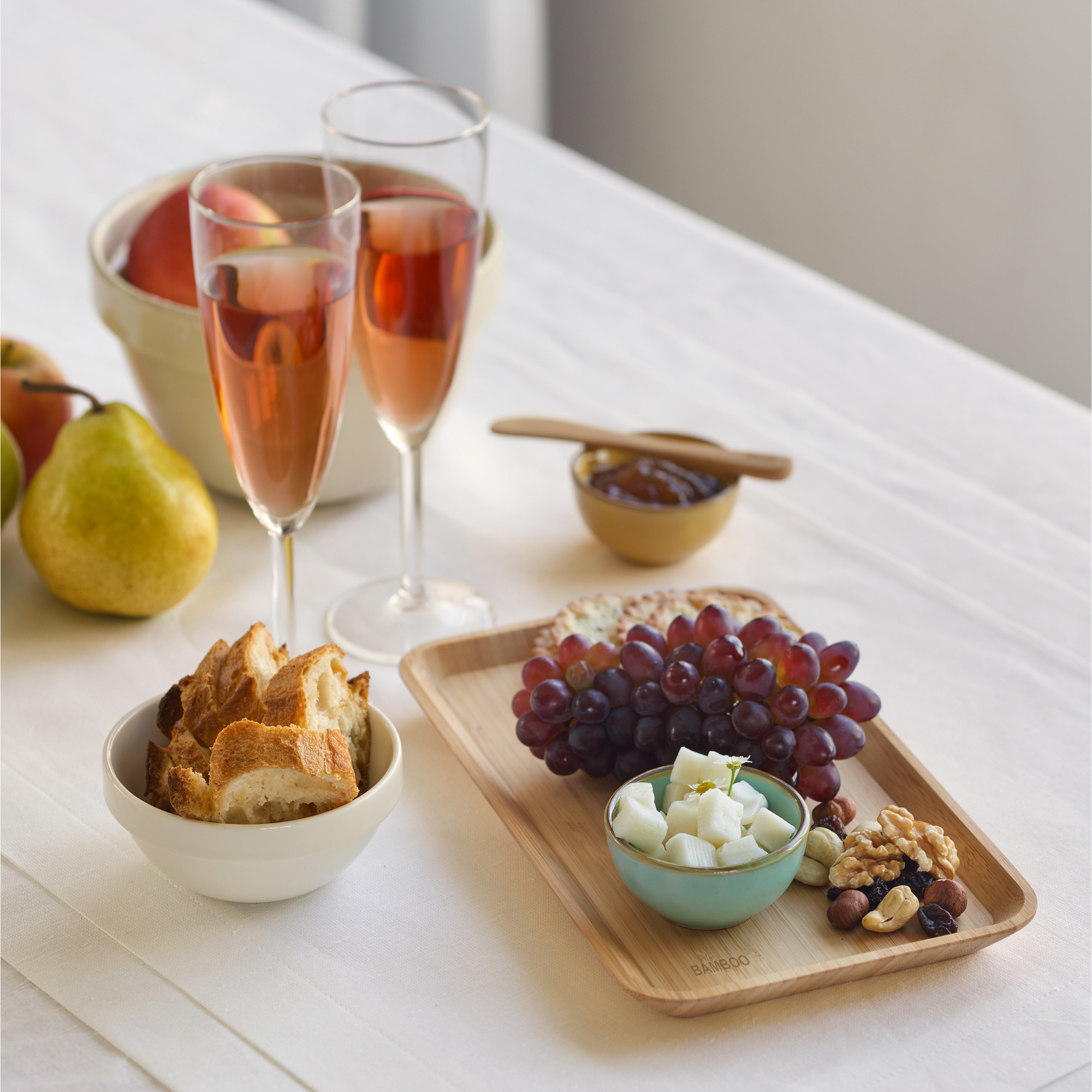 Bamboo Tea Serving Tray — view 2