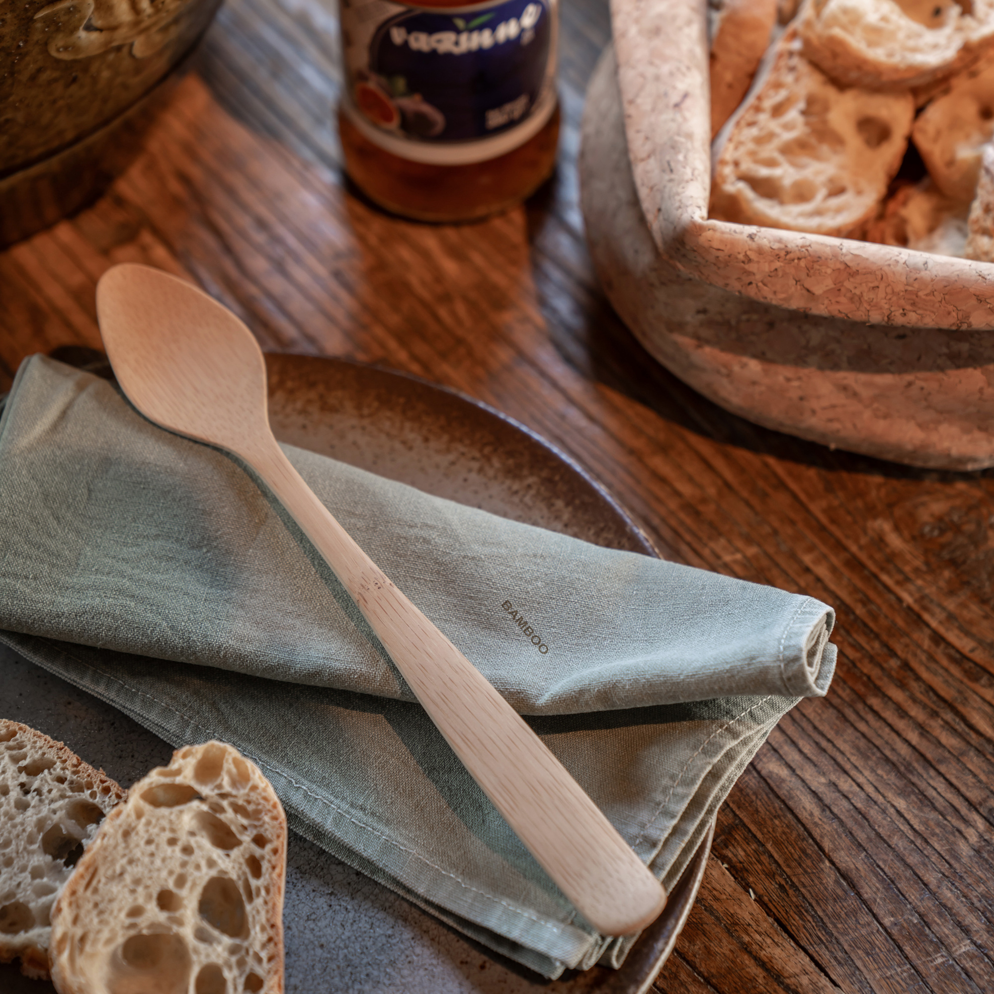 Long-Handle Bamboo Spoon — view 2
